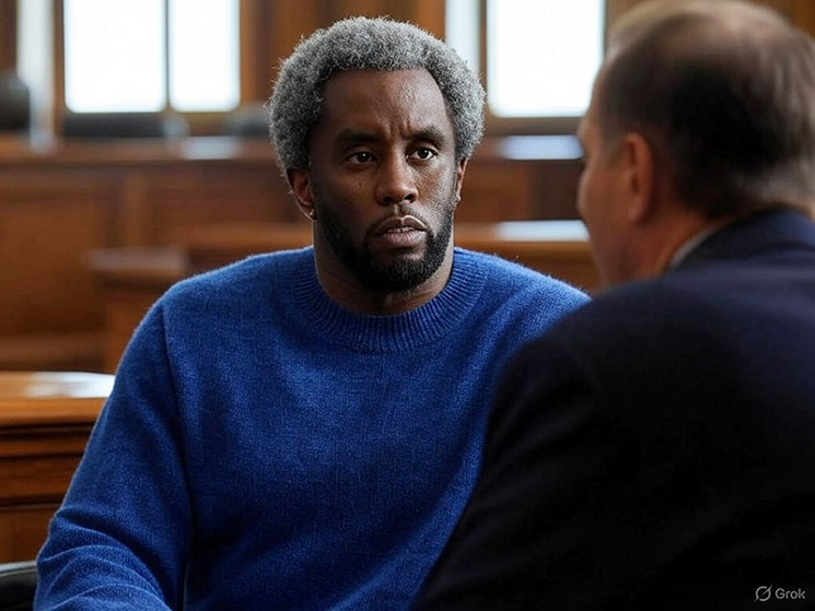 Photo of Sean Combs in court